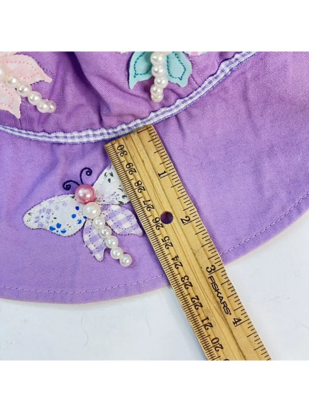 WALLAROO KIDS LIDS Bucket Hat Sophia Sun Beach Girls Kids Purple Butterflies